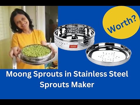 How to make Sprouts at home in Sprouts Maker | Sprout Maker Demo | Sprouts maker review and use