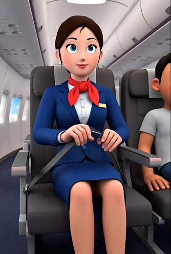 “Why Flight Attendants Sit On Their Hands ✈️