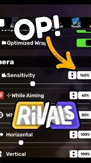 This setting feels like cheating..🤫 #robloxrivals