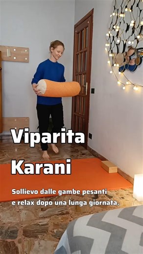 Sollievo dalle gambe pesanti: Viparita Karani
