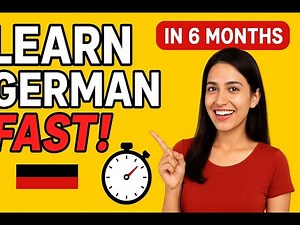 TOP 5 Ways to Learn German Fast (in 6 months) (A1- B2)