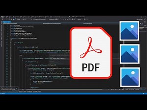How to extract images from pdf files - C#