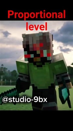Minecraft Proportional Level Animation 🔥#minecraft #minecraftanimation #minecraftshorts