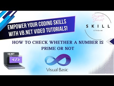 Creating a Prime Number Checker Application Using VB.NET and Windows Forms.