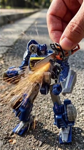 Transformers Soundwave vs mini polisher & chainsaw #transformers #asmr #ai