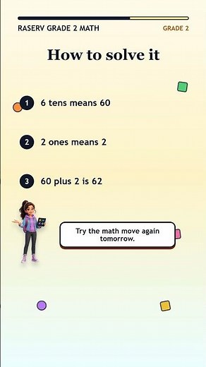 Grade 2 Math: Build 62 With Tens and Ones