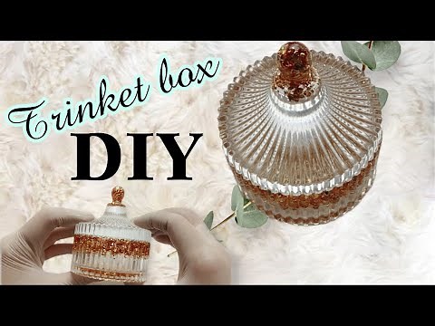 DIY Resin Trinket Jewelry Boxes - Resin tutorial
