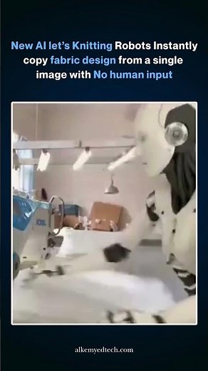 This AI Knitting Robot Can Copy Any Fabric Design from Just One Image!