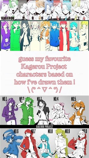 Kagerou Project Characters ♡ 2026 June