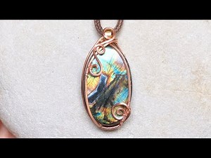 Wire Wrapping a Cabochon with Glue on Bail: Tutorial