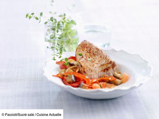 Thon à la basquaise