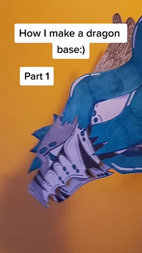 How to Make a Paper Dragon Puppet | Art TikTok Tutorial