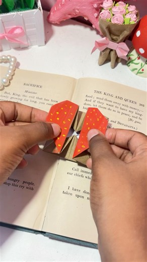 🍓paper box🍓 #diy #craft #trending #shorts #papercraft