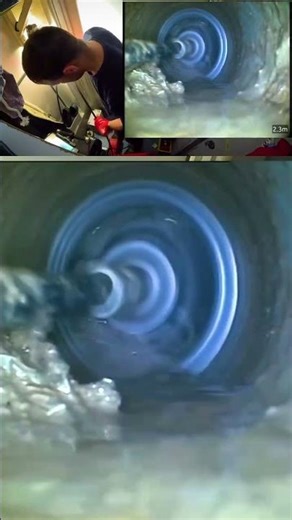 The worst descale ever #draincleaning #scanprobe #x60 #xrange #drainage #drainunblocking