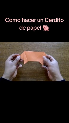Cómo hacer un cerdo de papel Origami paso a paso