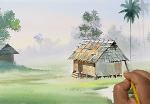 How to paint with watercolour #landscape #painting #art #watercolour #scenery #watercolor | Paintings