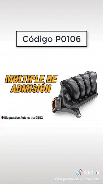 Código P0106 OBD2 #mecanicaautomotriz #obd2 #obd2 #obd2scanner #obd #troublecode #codigodefalla #scannerautomotriz #diagnosticoautomotriz