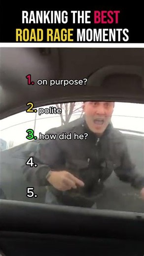 Ranking the Worst Road Rage Drivers 🤬🚗 #roadrage #fail #driving