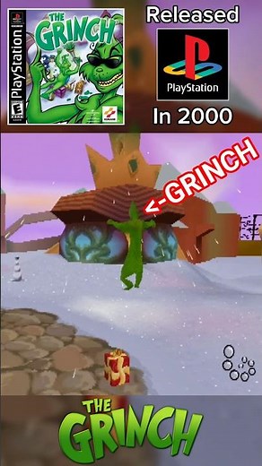 Retro Classic: The Grinch 👀 #retrogaming #playstation #thegrinch #90s #00s #ps1