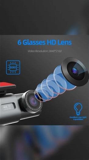 Dash Cam 4K, 170°, WiFi, GPS, Night Vision, 24H Parking – Universal Car DVR – AliExpress