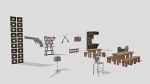 Bar Components - Download Free 3D model by hasmitha-bhetalam