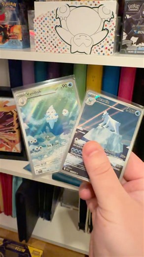 Ice Ice Baby! Two more cards for my Mastersets! #vanilish #beartic #pokemon