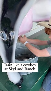 7.5K views · 77 reactions | Your little cowboy or cowgirl can come learn how to milk, rope, lasso, and ride while you stare out at the gorgeous Smoky Mountain Views at SkyLand Ranch! #cowboy #skylandranch #sevierville #familyfun #smokymountains | The Stevens Circus | Facebook