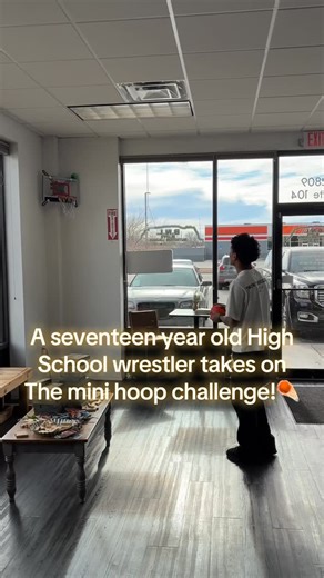 Energy Tea • Protein Shakes Scottsbluff on Instagram: "A seventeen year old High school wrestler takes on the mini hoop challenge! #healthylifestyle #minihoop #basketballchallenge"
