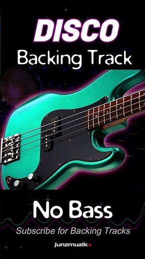 Disco Backing Track 🚫𝄢🎸 No Bass (Backing Track for Bass) #backingtrack