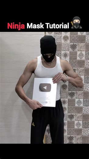 Ninja Play Button 🥷🏻 #shorts #viral #ninja