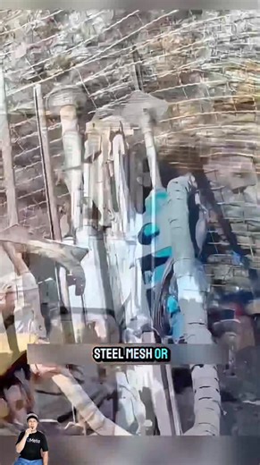 Why Mountain Tunnels Are Reinforced to Withstand Collapse 😱 #TunnelEngineering #CivilEngineering #ConstructionSafety #EngineeringExplained | INdra Asm