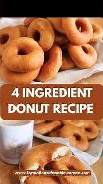 ‎4-Ingredient Yeast Donuts! 🍩 Super Easy Recipe!