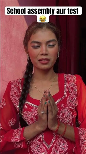 School assembly aur science test 😂 #assembly #exam #students #science #test #school #short #fypp