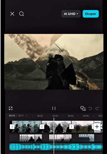 Cinematic Epic Transition Template for CapCut