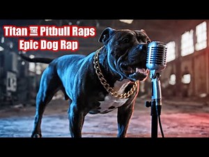 Titan the Pitbull Raps in Cinematic Warehouse & Streets – Epic Dog Rap Video 🐾🎤