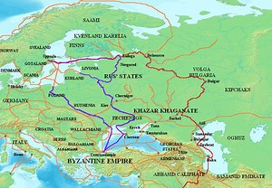 Trade route from the Varangians to the Greeks - Alchetron, the free social encyclopedia