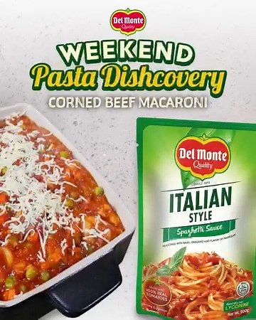 Another pasta dish that just hits! Corned Beef Macaroni made exciting with Del Monte Italian Style Spaghetti Sauce! ​ Screenshot the recipe at the end of the video and enjoy this weekend!​ #MakeMeriendaExcitingAgain #DelMontePH | Del Monte Philippines