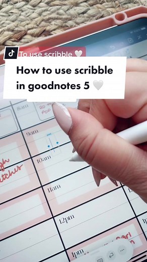 How to Use Scribble in GoodNotes 5 Tutorial