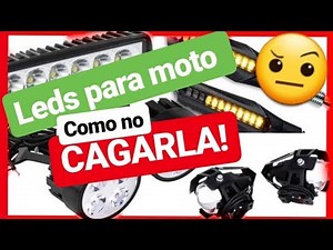 🚨🚨 Como poner (luces) LED en mi moto??? y no quemarla en el intento 😉
