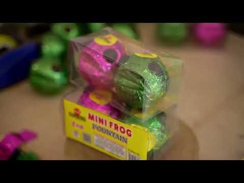 Mini Frog! Fountain by "Sunwing Fireworks"