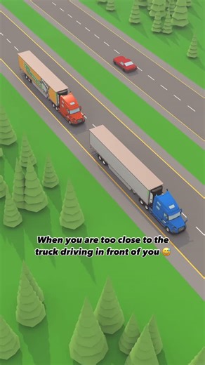 TheAngryTruck on Instagram: "🚨 Ever felt like your cab’s doing the cha-cha on the highway? 💃🚛 That’s not your suspension going bad — that’s what happens when you tailgate another rig and get caught in that turbulence tornado. 🌪️ KEEP YOUR DISTANCE, DRIVER! You’re not drafting for NASCAR, you’re hauling freight! 😂 Tag that one driver who’s always riding your ICC bumper like it’s a love story 😒👇 What’s the worst tailgating you’ve seen on the road? 👀👇 #TruckerHumor #theangrytruck #TruckerF