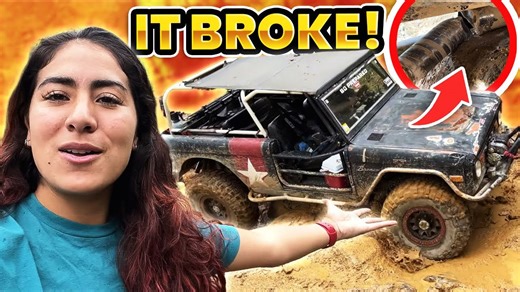 We tried doing Windrock Trail 16 in the rain and 2 Jeeps broke