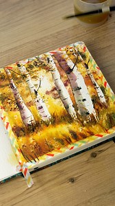 40K views · 858 reactions | Join my Patreon membership where I provide step-by-step instructions with useful tips to enhance your skills as an artist. Click the Patreon link on my homepage to learn more! I used Daniel Smith’s Autumn Triad set: Rose of Ultramarine, Aussie Red Gold & Undersea Green. #watercolour #watercolor #autumn | Karen Rice Art | Facebook