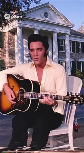 Elvis Presley: Guitar Performance at Graceland