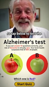 15 reactions | Doctors Warn: Alzheimer's Often Starts Silently. If You're 50+ and Can Answer all 12 Questions in this Test, Your Brain might Be Healthier than You Think! | Brain Lab | Facebook