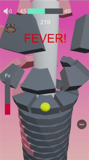 Perfect Stack Fall Run 😱 | No Miss, Only Smash!#gaming #games #satisfyinggame #fungame #stackfall