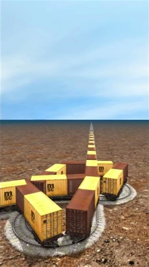 Crazy Train Drift On Extreme Dangerous Tracks 💥 Funny BeamNG.Drive simulator #shorts