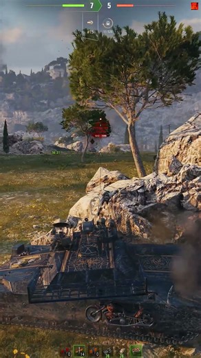 BZT-70 Rekord na koncie 12201 dmg 4 kills 1490 exp 2800 block Ultra HD 4K World of Tanks #Shorts 2