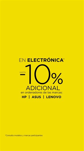 Ya están aquí las Ofertas Límite de El Corte Inglés con hasta un -10% adicional en ordenadores y un -15% adicional en electrodomésticos. Consulta modelos y marcas participantes. Solo para los más rápidos ➡️ bit.ly/4mmeJ6d | El Corte Inglés