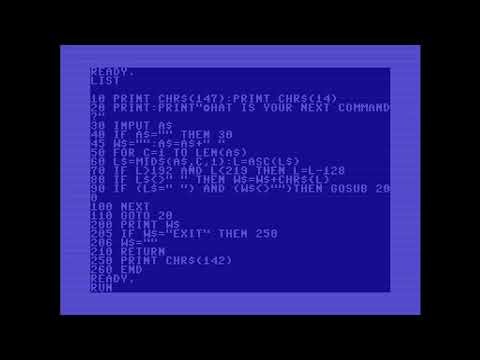 Basic String Parser Demo - Commodore 64